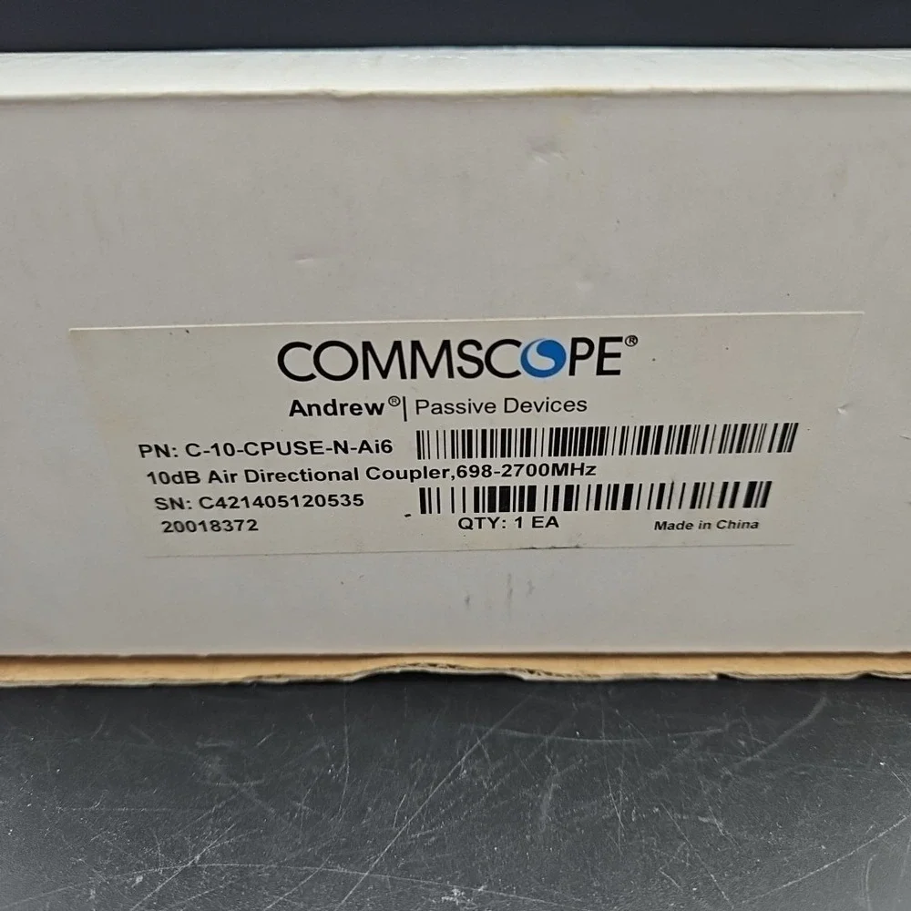 Commscope C-10-CPUSE-N-AI6 10 dB Air Directional Coupler 555–2700 MHz